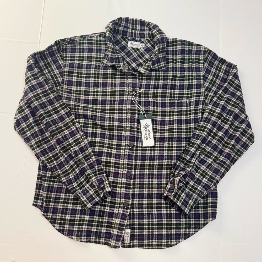 Alpine Design Multicolor Plaid Button Down Shirt